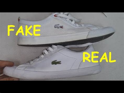 lacoste fake vs original shoes|lacoste authenticity check.